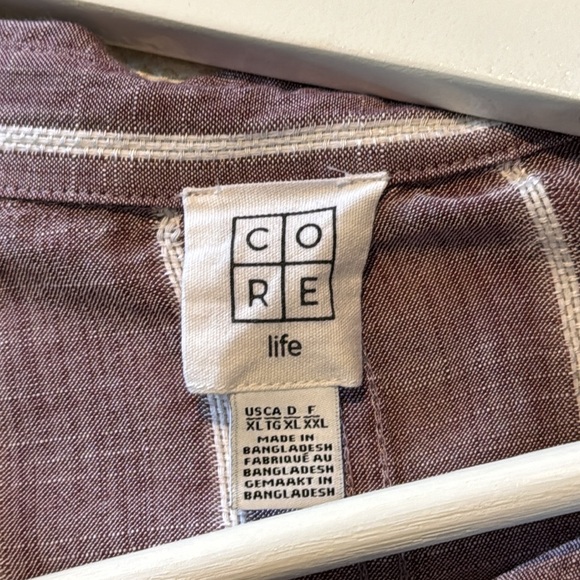 Core Life Buttoned Blouse with twist front Size XL - Picture 4 of 6